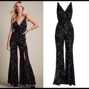 Nicholas Black Floral Jumpsuit